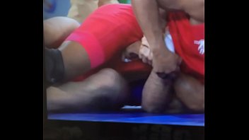 porn seachkor wrestler rubbing ass free