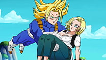 porn binatang rescuing android 18 hentai animated video free