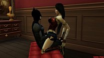 porn batman fucks wonder woman anal after defeating villains dc porn free