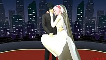 porn usmein sakuras wedding part me hentai netorare newlyweds take pictures with eyes covered a wife silly husband free