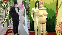 porn bulufimu sakuras wedding part 4 naruto hentai obedient and domesticated wife pregnant from their houses in front free