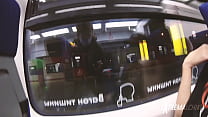 porn amerika jerking off naked in the train free
