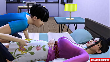 porn stepson fucks korean stepmom asian stepmom shares the same bed with her stepson in the hotel room free