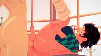 porn vidio kimetsu no yaiba yaoi hentai 3d tanjiro is fucked by inosuke on the table free