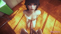 porn upskirt naruto hentai 3d pov himawari blowjob and fucked anime manga porn free