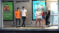 porn ka meeting two hot ass babes at bus stop ends in incredible foursome back home free
