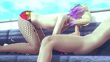 porn mother suicide squad yaoi observe harley quinn femboy skills with her hand and mouth sissy japanese asian manga free