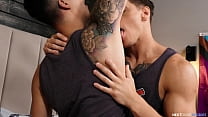porn nextdoorbuddies tattooed muscle duo devour one another free