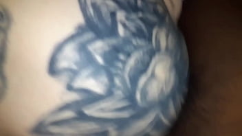 porn oliva tatted blue haired milfpawg taking the curve from side free