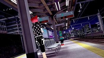 porn between femboy deku gets publicly fucked at trainstation free