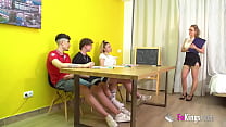porn bulufimu the fakings academy is back lara teaches teens how to fuck well free