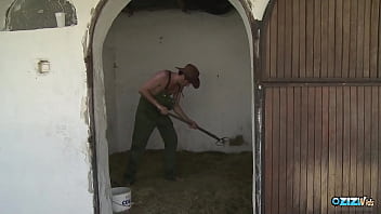 porn ময a cute village couple loves having anal sex in front of the horse stables free