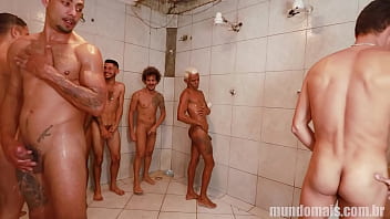 porn bulufimu football match ends in a suruba in the shower and locker room free