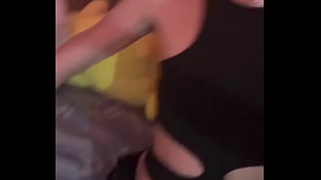 porn adult young sissy tgirl crossdressing in sexy black cheerleader outfit free