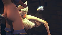 porn sil furry yaoi hentai young fox suck two futanari dick until they cum in his mouth sissy crossdress japanese asian free