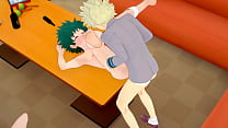 porn seachplummy my hero academia yaoi bakugou fucks deku in a karaoke while uraraka looks on manga anime porn hardsex free