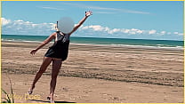 porn xxxx wife plays football nude at public clothed beach free
