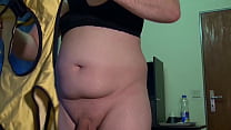 porn seachplummy fake boobs ecup wet sheer swimsuit over big strapon tits shaved chubby crossdresser sissy tobi00815 050 free