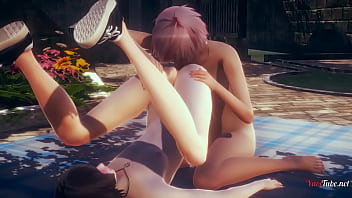 porn टचर yaoi femboy threesome in a park free