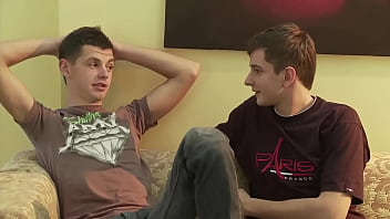 porn touch cum hungry twink guys do it raw in hot trio fuck free