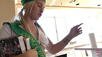 porn a blonde cosplaying as a girl scout gets slammed doggy style until getting a cumshot free