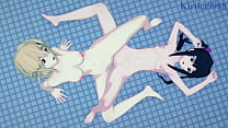 porn and shirabe tsukuyomi and kirika akatsuki intense lesbian play symphogear hentai free