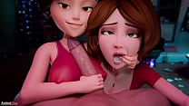 porn double milf blowjob 3d porn free
