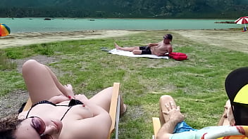 porn mal voyeur masturbates on the beach while i touch myself free