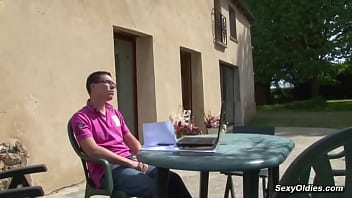 porn sexy french housewife lucie luke anal fucked outdoor in the garden free