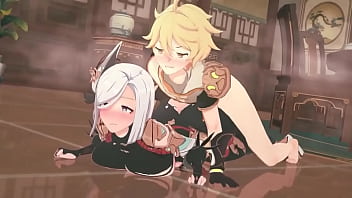 porn aether and shenhe sex genshin impact free