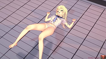 porn fucking at the pool with petite blonde 18 cute girl in koikatsu hentai game free