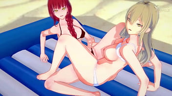 porn girl chainsaw man ova beach episode makima and power have lesbian sex free