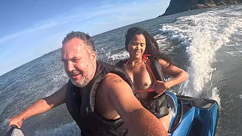 porn tetek crazy jet skiing in the sea of guarujá sp free